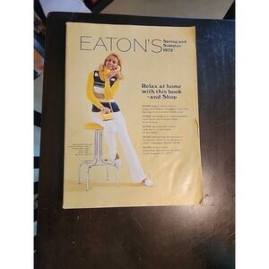 Vintage 1972 Eaton's Spring and Summer catalouge